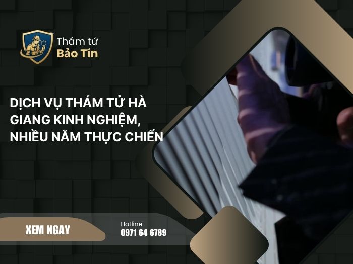 dịch vụ thám tử Hà Giang