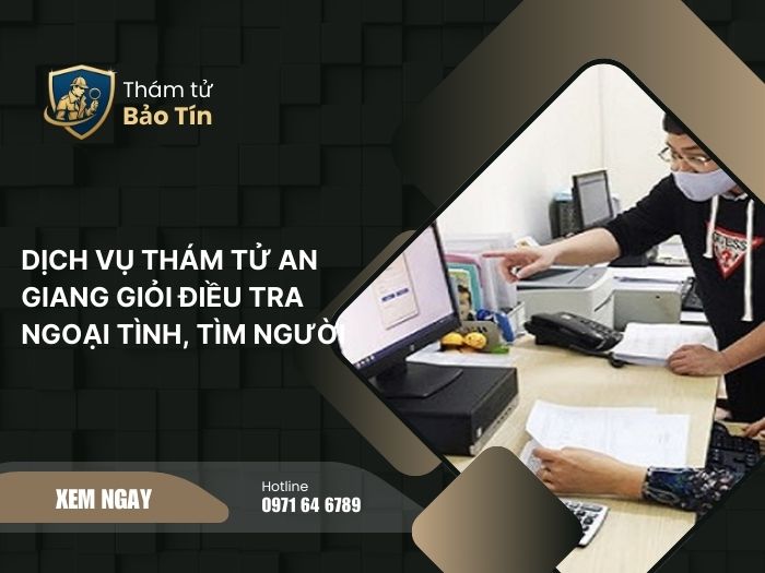 dịch vụ thám tử An Giang