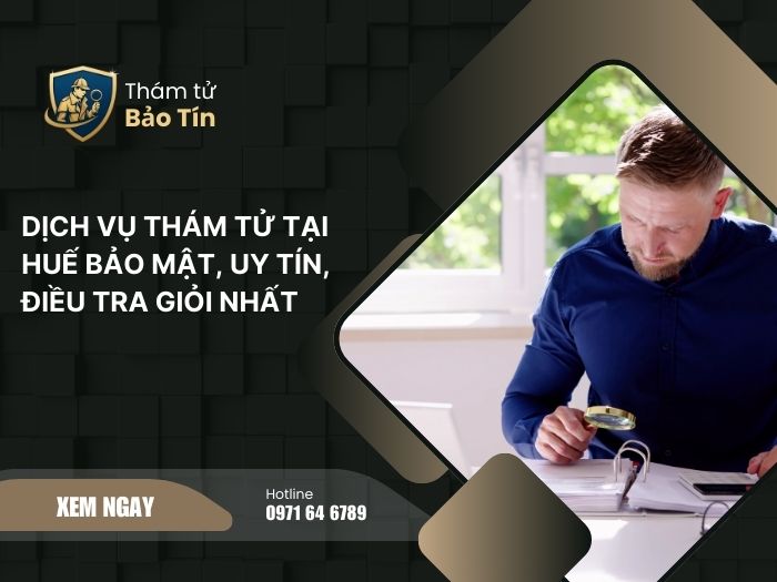 dịch vụ thám tử tại Huế
